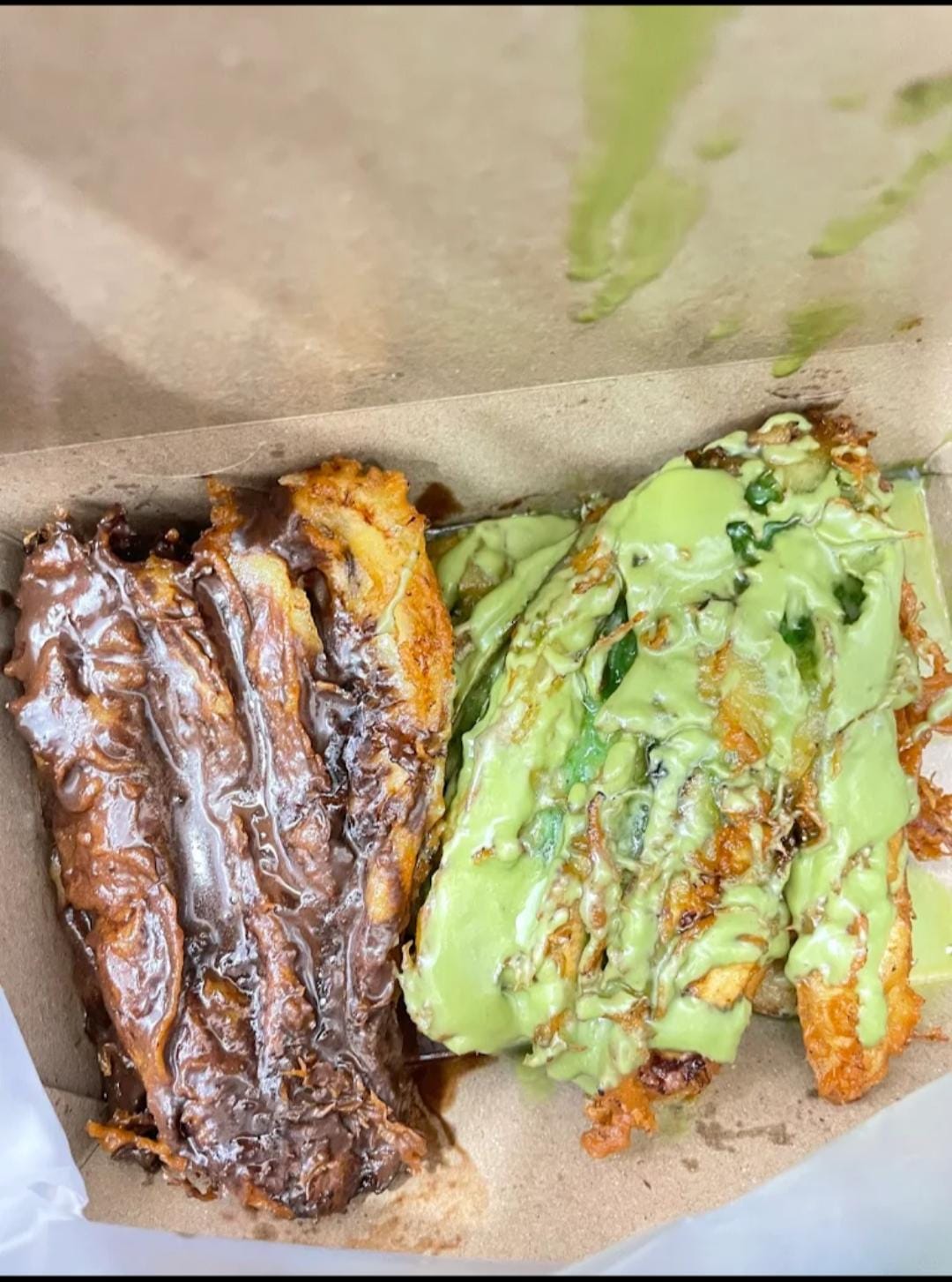 Pisang Goreng Tanduk Matcha